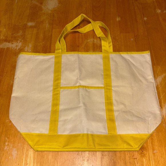 Two-Tone Canvas Tote Bag - Picture 1 of 2